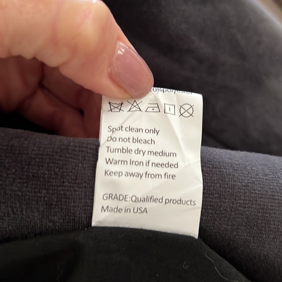 Hip chik couture Gray velvet jacket size 12 brand new LOVE in crystals - Picture 4 of 8